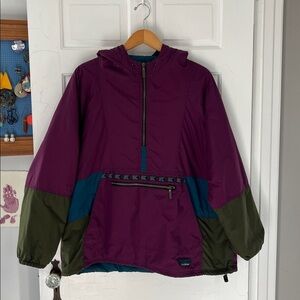L.L.BEAN Insulated Block Color Vintage Anorak